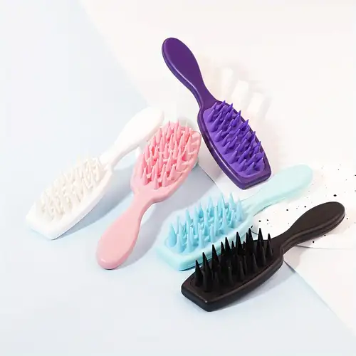 Silicon Hair Brush - Multicolor 